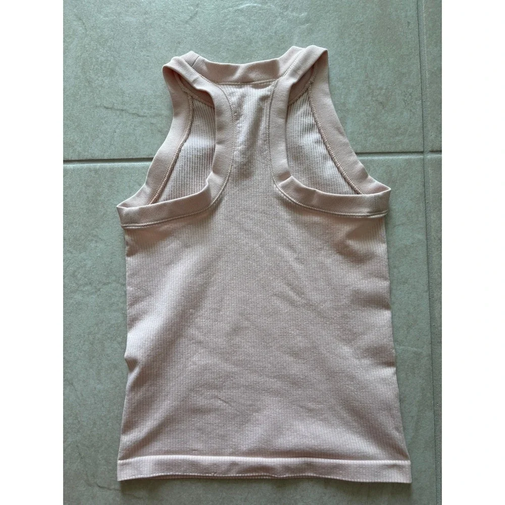 Athleta Renew Tank Top Womens XXS Pink Cropped Gym Athletic Workout Sporty - Picture 4 of 7